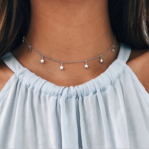 NEW BOHO Star Choker Necklace - Picture 2 of 3